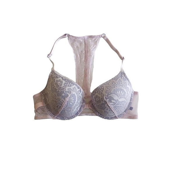 Victoria's Secret Other - Victoria's Secret Lace Racer Back T-shirt Bra 36B French Purple